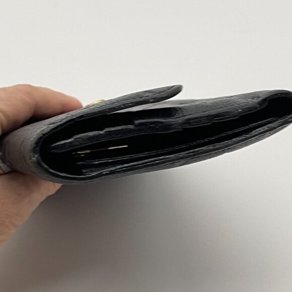 Louis Vuitton Emperiente Leather Long Wallet Preloved Condition Black - Picture 4 of 9